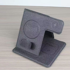 ที่ชาร์จโทรศัพท์มือถือแบบไร้สายพับได้3IN1หนังขนาดเต็มสำหรับใส่นาฬิกาหูฟังแบบซ่อนแท่นชาร์จมือถือแบบไร้สายสำหรับโทรศัพท์มือถือทุกรุ่น - Product Image 4