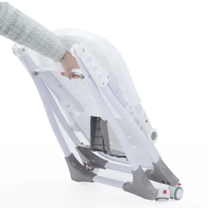 Chaise haute pour bébé de haute qualité pliable Portable hauteur réglable stockage en un clic chaise de salle à manger pour bébé avec roues - Product Image 5