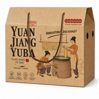 Eco-vriendelijke verzenddozen met handvat, zonder tape, voor cadeauverpakkingen, voedselverpakkingen voor eieren, fruit, brood, bakkerij, groothandel, aangepaste logo's, fabriek.