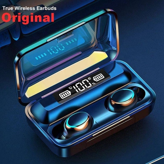 Top F9 TWS Bth-F9-5 IPX7 Waterproof HiFi Audifonos F9 TWS F9-5 Earbuds with Powerbank TWS Anc Audifonos F9-5 Hendsfree Earphone