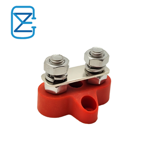 Borne de batterie de <span class=keywords><strong>voiture</strong></span> universelle avec conception à double boulon |   Connecteur de câblage à goujon M8 pour une installation sécurisée - Product Image 3