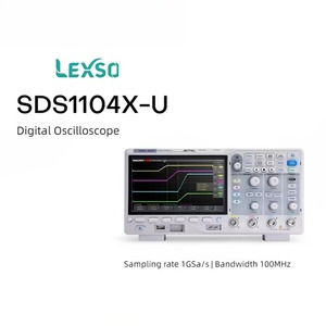 ออสซิลโลสโคป Siglent Sds1104x-u ความจุหน่วยความจำสูง อัตราการสุ่มตัวอย่าง 1 ล้านตัว แบนด์วิดท์ 100 เมกะเฮิรตซ์ สี่ช่องสัญญาณ สำหรับเครื่องมือทดสอบ Lexso - Product Image 2