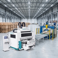 Centre de fraisage et de tournage CNC à cinq axes et quatre stations pour la sculpture sur bois, machine pour l'industrie du bois et la menuiserie, moteur