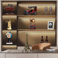 Collection d'artisanat en résine rétro Décoration d'entrée de salon de bureau de bureau