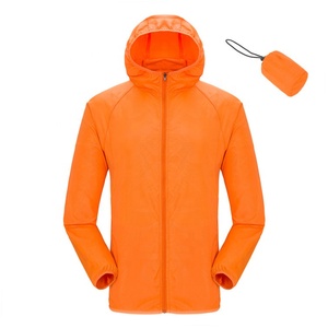 100 polyester orange champions windbreaker jacket - Product Image 1
