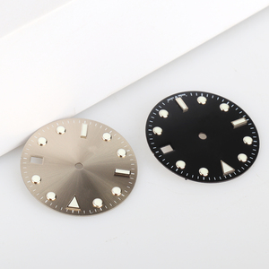 Biểu tượng tùy chỉnh 28.5mm kim loại sáng Xem quay số với nh35 phong trào bền và phong cách - Product Image 5