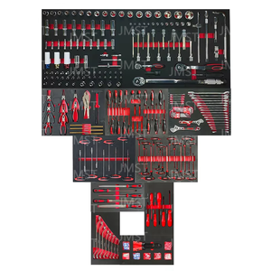 Chariot à outils métallique robuste 471 pièces pour réparation automobile, garage et atelier, personnalisable OEM, établi JS-RC37 avec 47 - Product Image 1