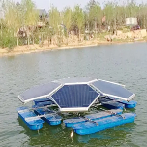 מאוורר מזרקה סולארי 500W-1800W מנוע בעל תפוקה גבוהה לשיקום אקולוגי של בריכות ואגמים, חמצון מים - Product Image 6