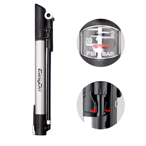 <span class=keywords><strong>Pompe</strong></span> à air pour vélo miniature en alliage d'aluminium, <span class=keywords><strong>pompe</strong></span> manuelle, <span class=keywords><strong>pompe</strong></span> à vélo avec manomètre - Product Image 1