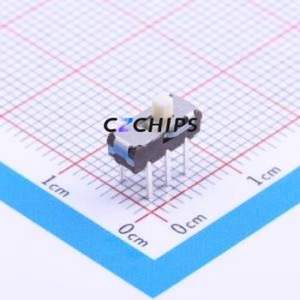 SSSS222700 Slide Switch Through hole Component (THT) Switch Double Pole Double Throw Rectangle Pin Header PC Pin 5.5mm - Product Image 1