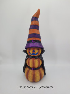 Poliresina de 23 pulgadas gato negro <span class=keywords><strong>Cuervo</strong></span> ornamento Halloween Animal estatuilla estatua estilo Artificial modelo Material de resina - Product Image 6
