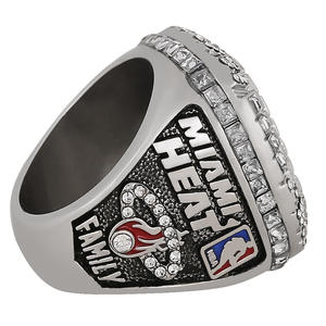Anillos de Campeonato de la <span class=keywords><strong>NBA</strong></span> de Miami Heat de 2006 de <span class=keywords><strong>Lebron</strong></span> <span class=keywords><strong>James</strong></span>, Joyería Retro Vintage al por Mayor, Anillo de Campeones Deportivos Personalizado de Alta Calidad - Product Image 4