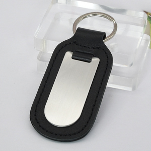 High Quality Zinc Alloy Metal Pu <strong>Leather</strong> Keychain Personalized Logo Car <strong>Leather</strong> <strong>Keyring</strong> for Promotion Activities - Product Image 3