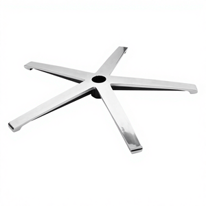 Shenghao mobilier de bureau chaise de jeu chaise base jambe 2020 nouveau poli BIFMA noir cinq 5 étoiles en aluminium de moulage mécanique sous pression pied alliage - Product Image 1