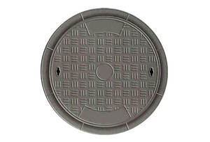 중국 주조 사용자 정의 고품질 사각 원형 연성 철 모래 주조 도난 방지 맨홀 커버 식물 주조 맨홀 커버 - Product Image 4