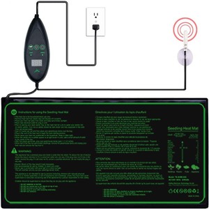 Горячая распродажа, Гидропонные нагревательные коврики для размножения семян, Подушечка для рассады с регулятором температуры - Product Image 1