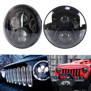 Accesorios para Automóviles, Faro LED con Anillo Halo, Luz de Señal de Giro, Luz Antiniebla, DRL de 7 Pulgadas y 60 W, Faro Delantero H4 H7 Universal de 12 V y 10000 Lúmenes - Product Image 5