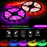 Bande LED intelligente 12V contrôlée par application ou Wi-Fi, 5050 2835 RGB COB / Bande lumineuse LED / Ruban LED