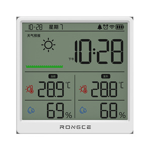 Termómetro Inteligente Wifi Rongce con Pantalla Grande de 4.3 Pulgadas, Reloj de Temperatura y Humedad Interior y Exterior con Control por Aplicación - Product Image 5