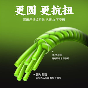 Chijin 8-Strand Pe Fishing Line Braided High Strength Pink 100M Main Line For Long Casting - Product Image 1
