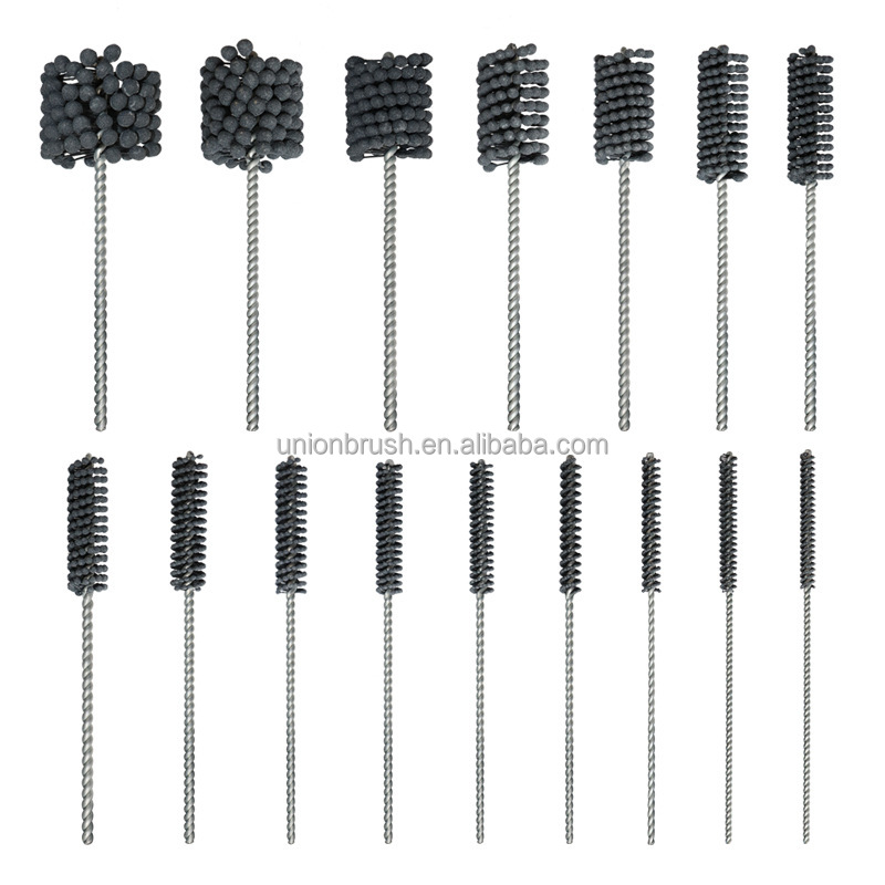 Customized Cylinder Hone Brushes Tube Wheel Polishing Flex Honing Tool Ball Grinding Brush