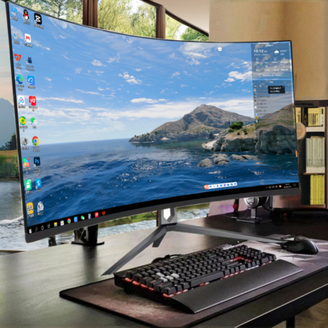 Used Refurbished 15/17/19/22/24/27 Inches Black Desktop Computer LED LCD Monitor for Business Study Office Monitor