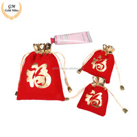 Sacs d'emballage personnalisés en flanelle 10x15cm avec cordon de serrage pour bijoux, pierres précieuses, lunettes, montres, colliers, bagues, cadeaux de fêtes et rangement