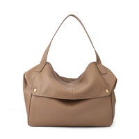 Nouveau Sac Fourre-tout Grande Capacité en Cuir Véritable à Fermeture Éclair Style Européen et Américain pour Femme – Collection Été 2026