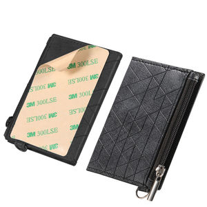 Étui portefeuille pour téléphone avec porte-cartes et autocollant arrière pour iPhone, compatible avec plusieurs modèles de téléphones, clip à monnaie, cordon, usage quotidien - Product Image 5