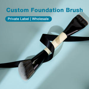 Brocha de Maquillaje 2 en 1 de Marca Privada, Brocha Facial Profesional Individual para Polvo y Corrector, Logotipo Personalizado - Product Image 5