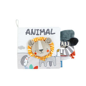 Livres pour bébés Jouets Tissu Animaux Queues <span class=keywords><strong>Bébé</strong></span> Tissu <span class=keywords><strong>Livre</strong></span> Toucher et Sensation Chiffon froissé Livres pour bébés - Product Image 5