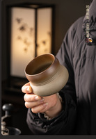 Tasse à thé en céramique de style japonais Wabi Sabi en forme de gourde, finition mate et brillante, pour la maison