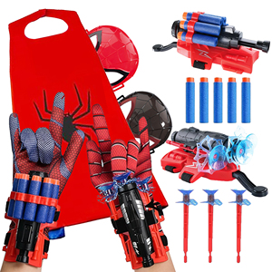Bestseller: Set Lanciatore di Ragnatele per Bambini, Giocattoli Costume da Supereroe, Giochi di Ruolo Spider-Man - Product Image 1