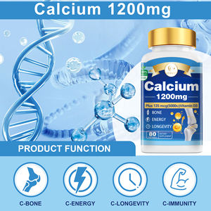 DUOZI Calcio de Alta Potencia 1200mg con Vitamina D3 5000UI Cápsulas Blandas para la Salud Ósea, Energía y Apoyo Inmunológico 80 Cápsulas Blandas - Product Image 3