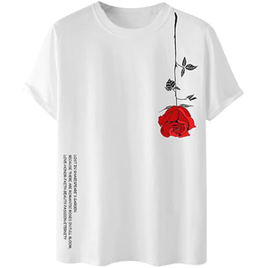 T-shirt Unisex in Cotone Stampato, Produzione Personalizzata all'Ingrosso, Magliette Grafiche Vintage con Logo, Girocollo, Manica Corta, Vestibilità Ampia, 180 g - Product Image 5