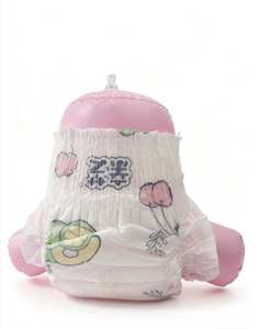 Zacht Biologisch Katoen Wegwerp Baby Luiers 3d Lek Guard Magic Tape Bedrukt Ontwerp Gratis Monster Aangeboden Pasgeboren Junior Xxxl Maat - Product Image 2