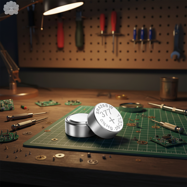 High Quality 1.5V Button Battery for Electronic Product 0% Hg 377 Button Cell 626 Ag4 for Watch