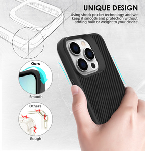 1.5mm Mince Retour Téléphone étui pour <span class=keywords><strong>iphone</strong></span> 14 Pro <span class=keywords><strong>13</strong></span> 12 <span class=keywords><strong>Mini</strong></span> 11 15 Pro Max En Fiber De Carbone Texture Mat Dur PC Couverture Mince <span class=keywords><strong>Coque</strong></span> Souple - Product Image 4