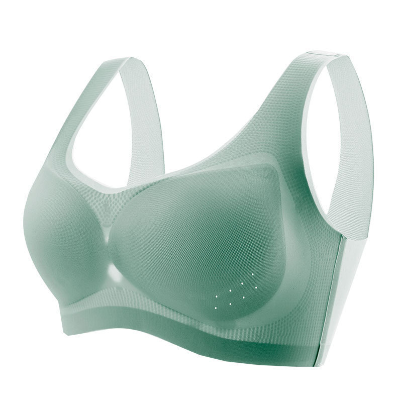 Shanhao Plus Size Seamless Bra Women's Summer Ultra-Thin Seamless Underwear Wireless Anti-Sagging U-back Seamless Bra