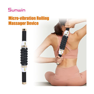2024 masseur corporel avec tissu profond Micro Vibration Rolling & Rotation Inner Ball Roller Skin Resserrement Caractéristique Mains ciblées - Product Image 1
