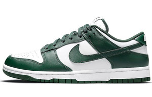 <span class=keywords><strong>Nike</strong></span> Dunk Low Michigan State <span class=keywords><strong>Zapatillas</strong></span> informales de cuero verde y blanco <span class=keywords><strong>para</strong></span> <span class=keywords><strong>mujer</strong></span>, transpirables, con cordones y punta redonda, <span class=keywords><strong>para</strong></span> todas las estaciones - Product Image 1