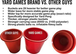 Jeu de <span class=keywords><strong>Pong</strong></span> géant pour fête de jardin en famille, pour pelouse, plage, cour, en plastique durable, jeu d'extérieur - Product Image 4