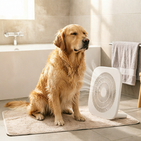 Ventilateurs de bureau rechargeables à batterie, portables, pour l'extérieur, l'été, pour animaux de compagnie, carrés, électriques, pour le camping, ventilateur personnalisé rechargeable