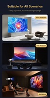 Projecteur vidéo miniature intelligent pour la maison, à courte focale, avec prise en charge de la 4K, Android 13, WiFi sans fil, Bluetooth, TS7, best-seller
