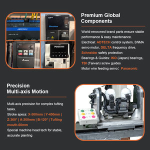 เครื่องจักรผลิตแปรง CNC ของจีน รองรับการผลิตแปรงห้องน้ำ รองเท้า ไม้กวาด และแปรงไม้ ขนแปรงจากขนหมูป่าและเส้นใยไนลอน - Product Image 4