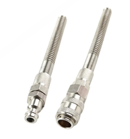 Raccord rapide en laiton de type Rectus 21, style européen, avec filetage BSPT 1/8'', pression de service 500 psi, structure à ressort, OEM