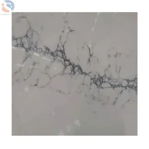 Factory Direct China Calacatta White Artificial Quartz Stone Slabs For Kitchen Countertops Polished Surface