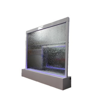 Fontaine de sol rectangulaire en verre pour intérieur et extérieur, rideau de pluie, cascade, écran LED, décorations de jardin, mariage, moderne - Product Image 1