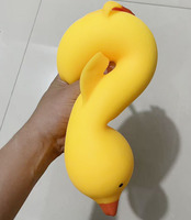 Canard géant en caoutchouc jaune, jouet sensoriel anti-stress à presser pour enfants et adultes, cadeau unisexe pour soulager le stress, vente chaude