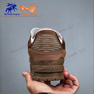 Baskets de sport de luxe pour hommes de marque célèbre, haute qualité, pour la course et la marche, tendance mode à lacets - Product Image 6